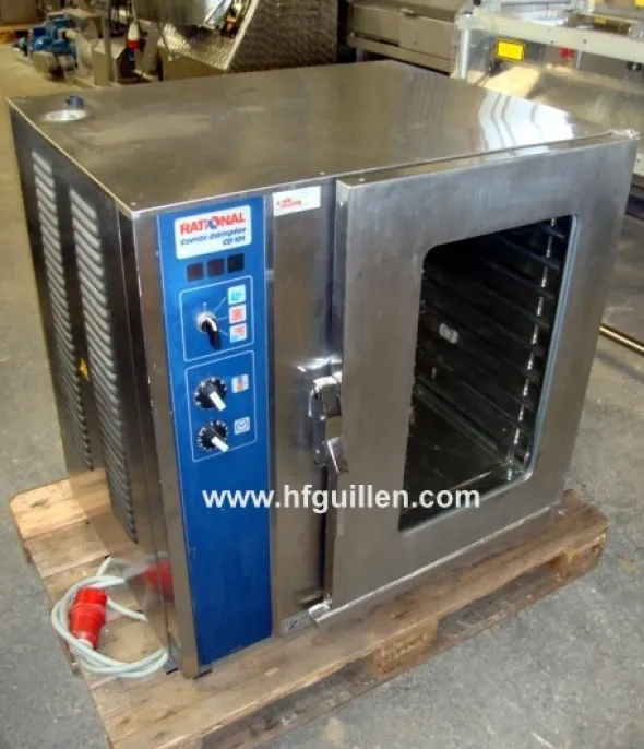 FORNO RATIONAL COMBI STEAMER CD101 10 TEGLIE