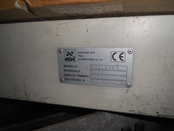 17#4962 Forno riattivatore colla Elvi ed incollatrice