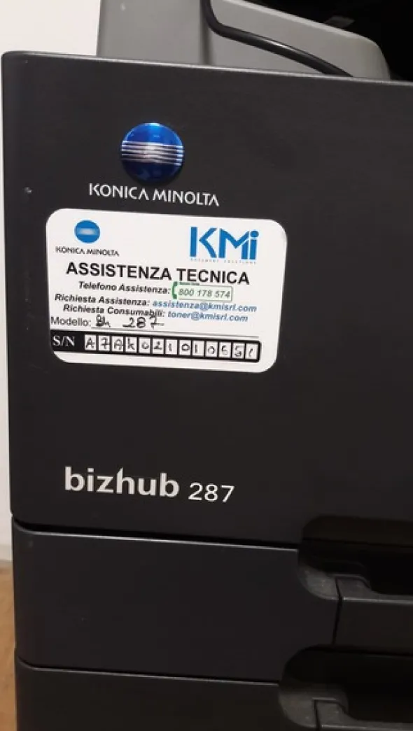 3#5386 Fotocopiatrice Konica Minolta Bizhub