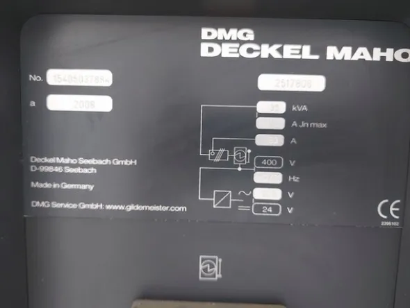 62#6439 Fresa a controllo numerico DMG