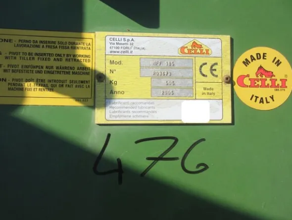 355#7090 Fresatrice agricola idraulica Celli
