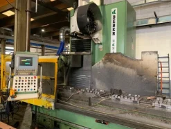 9#8345 Fresatrice cnc a montante mobile con testa birotativa manuale