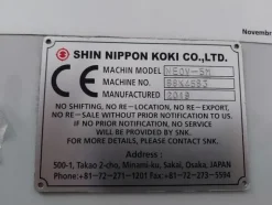 1#8095 Fresatrice SNK NEOV-5M B8K4583