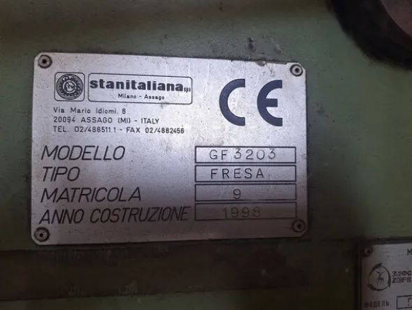 5#8413 Fresatrice 1500x600x400