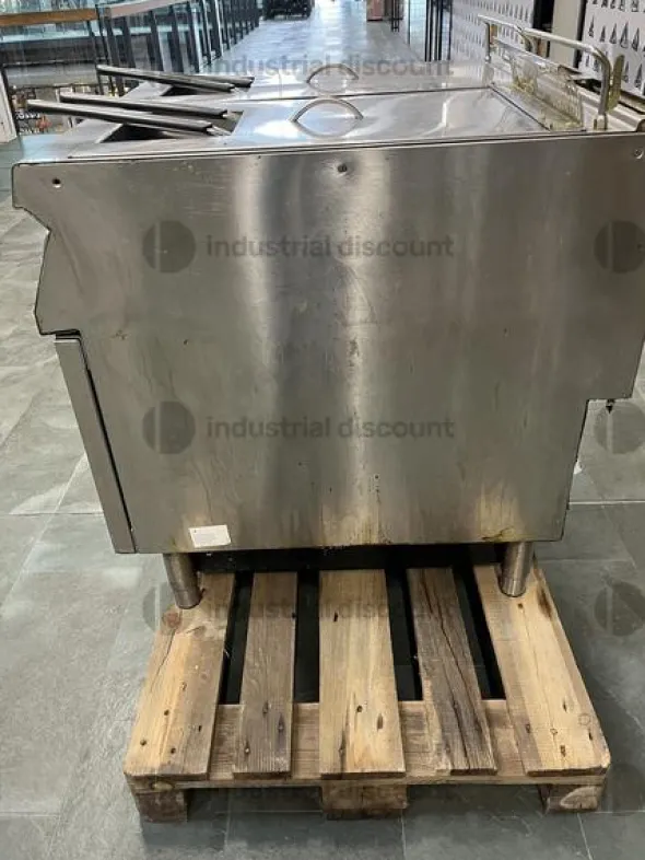 2#9109 Friggitrice doppia vasca Zanussi