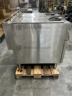 2#9109 Friggitrice doppia vasca Zanussi
