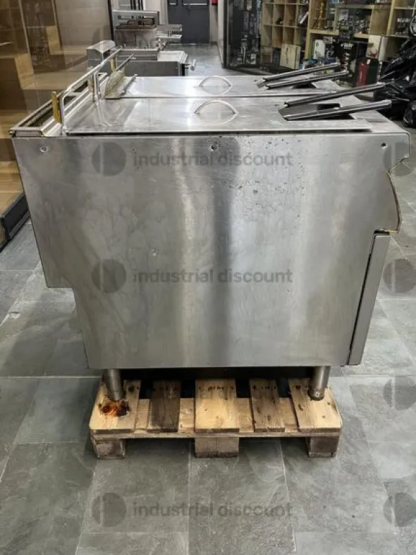 2#9109 Friggitrice doppia vasca Zanussi