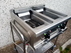 Friggitrice due vasche 2x26 litri 8+8kw elettrica