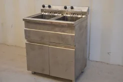 Friggitrice elettrica 2 vasche - 16+16 Lt