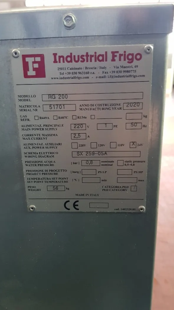 Frigo Industrial Frigo GR1AC 60Z - 2020