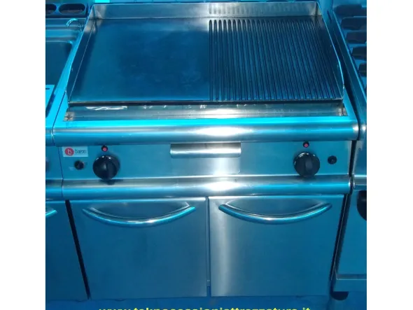 Frytop Baron a gas liscio e rigato