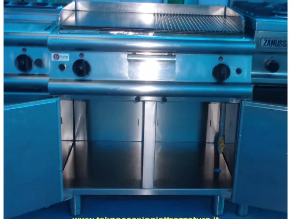 Frytop Baron a gas liscio e rigato