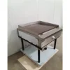 Fry-top elettrico con vano e base d'appoggio