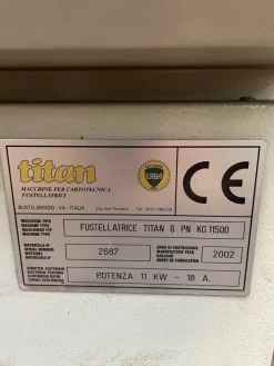 FUSTELLATRICE SUPER TITAN 120/170 6 Pn
