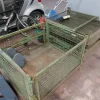 1#8036 Gabbie e scaffalature contenenti ricambi e materiale usato