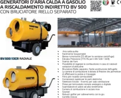 Generatore di aria calda Master BV 500-13CR