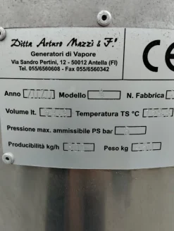 Generatore di Vapore, Caldaia