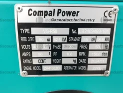 6#9575 Generatore elettrico dieselCompal Power VG-R50