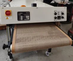 giostra serigrafica, cappa essicazione flash, forno