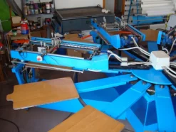 giostra serigrafica 5 colori 8 postazioni