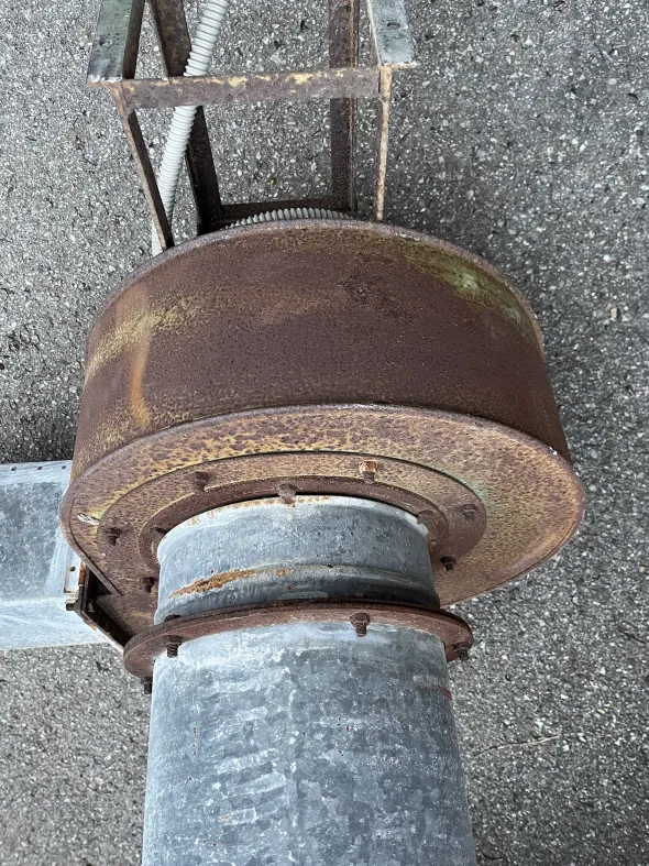 Girante e motore da 0,75 Hp per impianto aspirazione