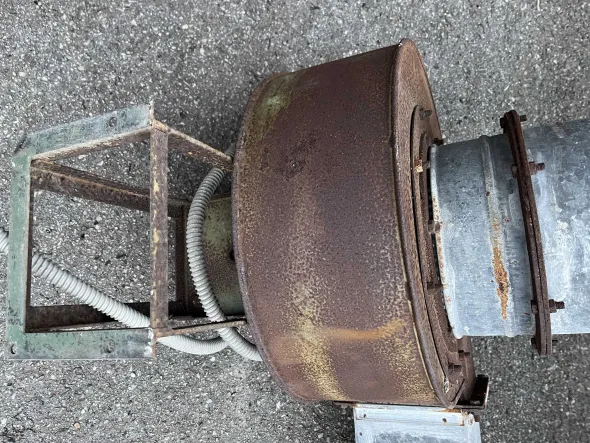 Girante e motore da 0,75 Hp per impianto aspirazione