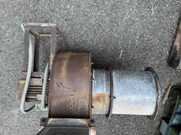 Girante e motore da 0,75 Hp per impianto aspirazione