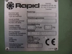66#4530 Granulatore Rapid