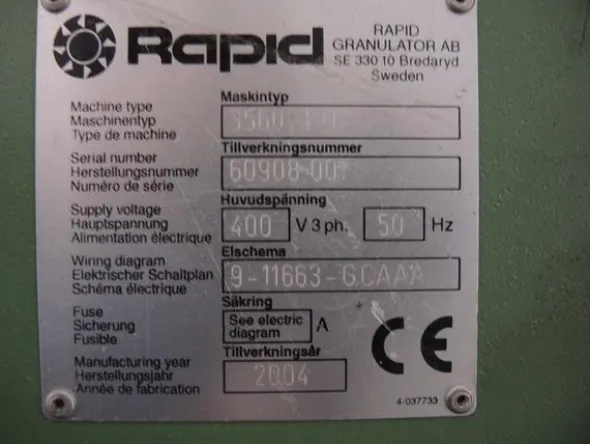 66#4530 Granulatore Rapid