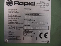 66#4530 Granulatore Rapid