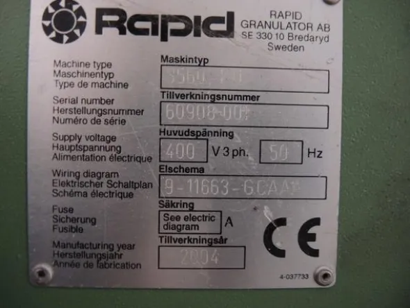 66#4530 Granulatore Rapid