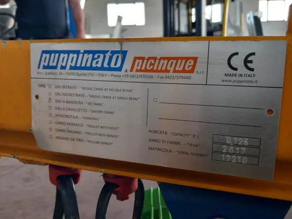 GRU A BANDIERA – PUPPINATO – MOD.125 (ELE-73)