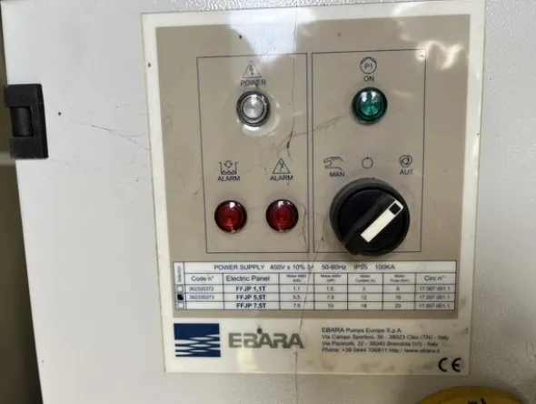16#7932 Gruppo antincendio Ebara Pumps