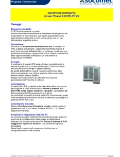 Gruppo di continuità 160kW
