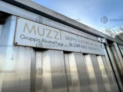 20#9387 Gruppo elettrogeno Muzzi Alcatel  Kw 485, motore Mercedes 12 cilindri