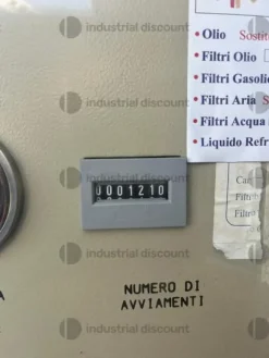 20#9387 Gruppo elettrogeno Muzzi Alcatel  Kw 485, motore Mercedes 12 cilindri