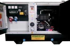 Gruppo elettrogeno POWERCAP 11 kVA 8 kw silenziato Diesel NUOVO