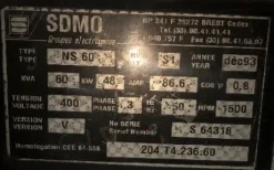 Gruppo elettrogeno SDMO NS 60