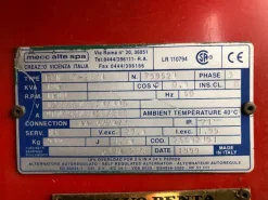 Gruppo elettrogeno usato – 160 kW – Marca PG