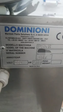 impastatrice/raviolatrice (combinata) DOMINIONI PR55