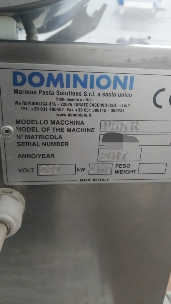 impastatrice/raviolatrice (combinata) DOMINIONI PR55