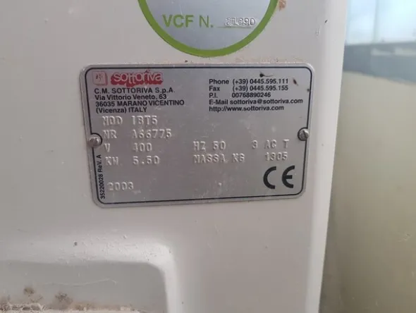 20#5522 Impastatrice Sottoriva