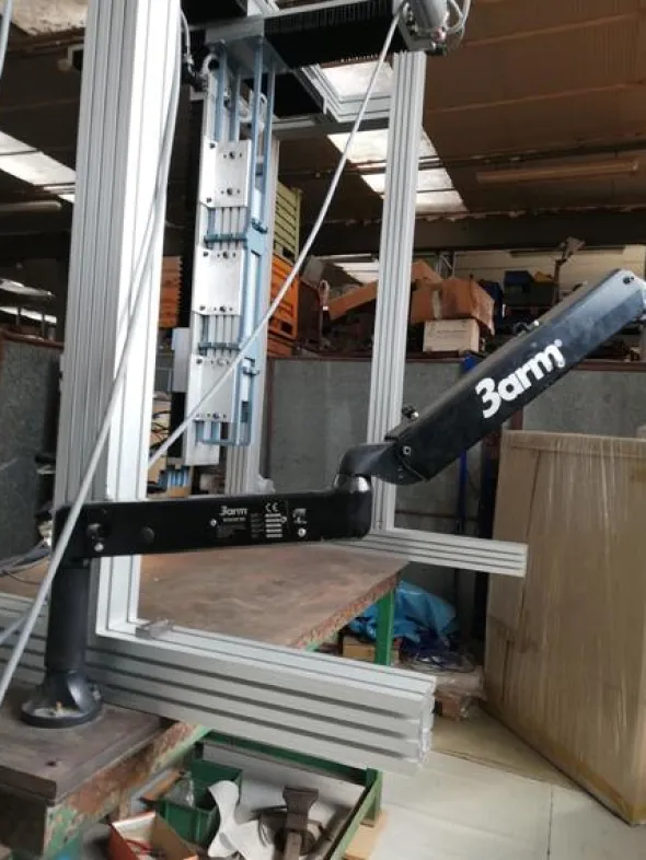 1#4658 Impianto a ponte motorizzato per saldatura laser