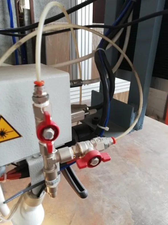 1#4658 Impianto a ponte motorizzato per saldatura laser