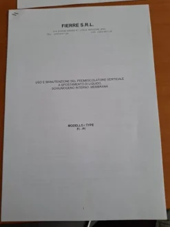 37#8478 Impianto a schiuma Fierre