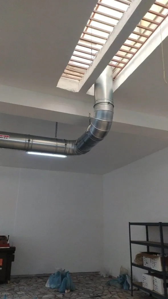 Impianto di aspirazione a carboni attivi