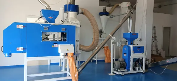 Impianto di molitura cereali a pietra 200kg/h