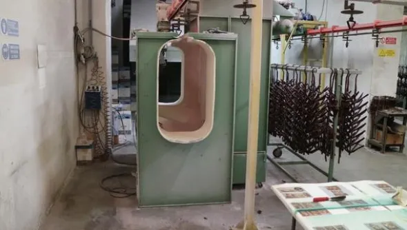 8#4303 Impianto di verniciatura a polveri