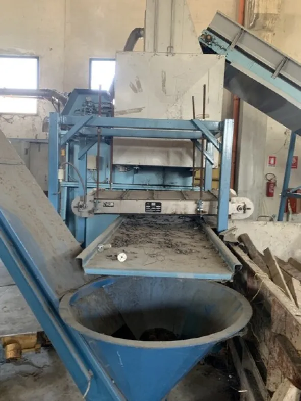 1#6291 Impianto granulazione pneumatici Eldan Recycling