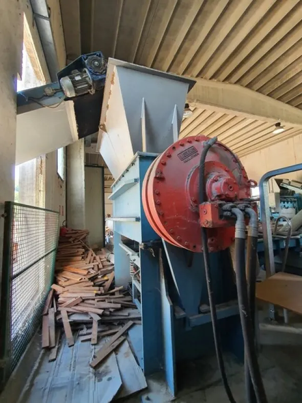 1#6291 Impianto granulazione pneumatici Eldan Recycling